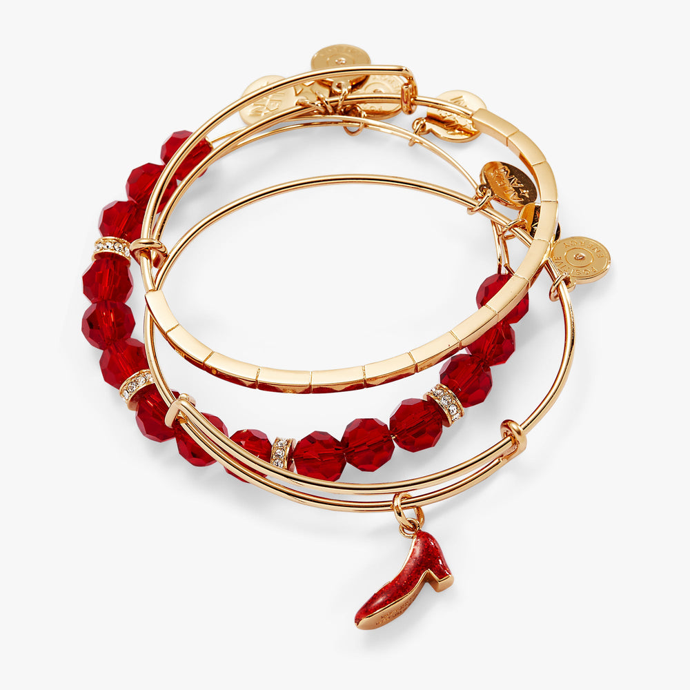The Wizard of Oz™ Dorothy Set of 3 Bangles Gold | Alex and Ani