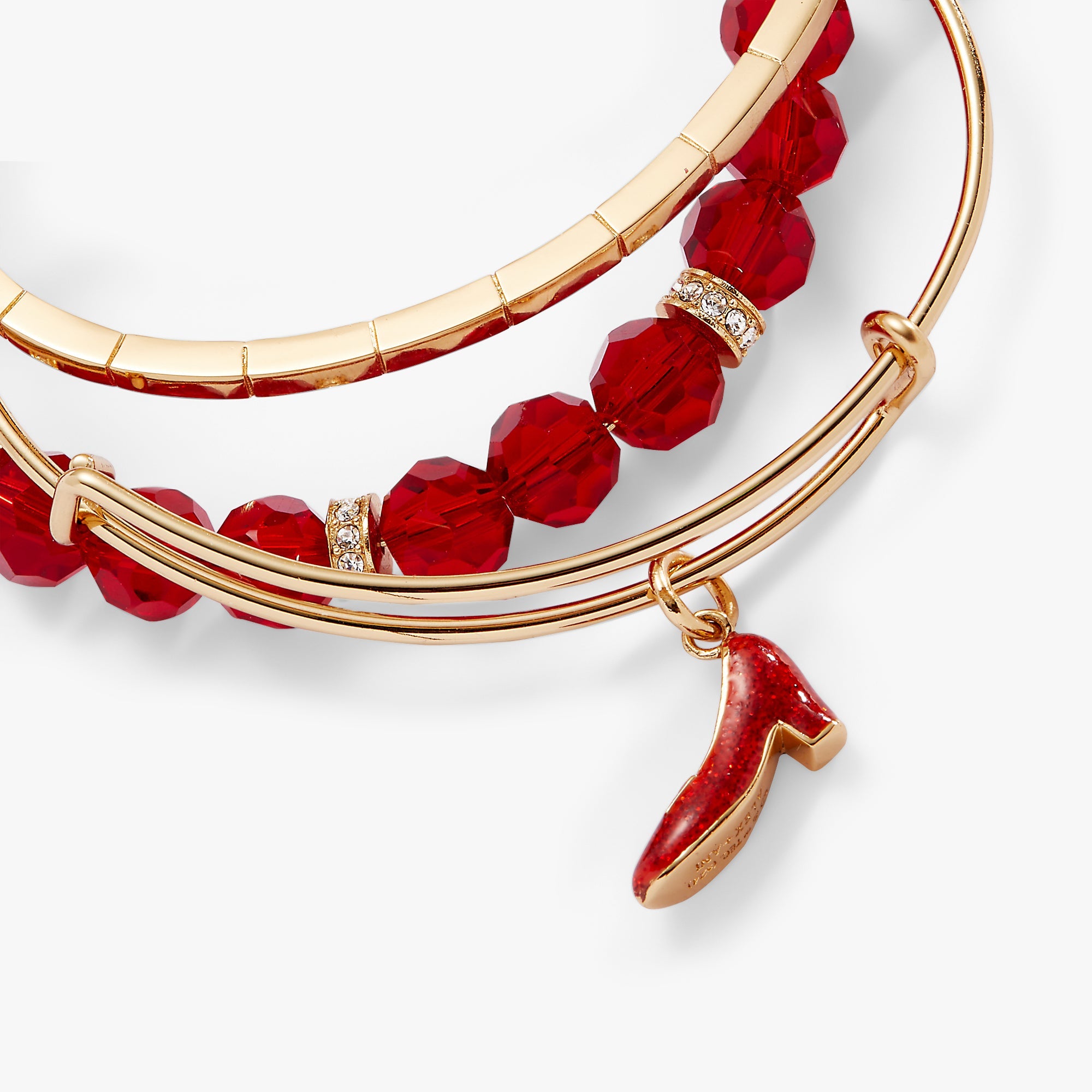 The Wizard of Oz™ Dorothy Set of 3 Bangles Gold | Alex and Ani
