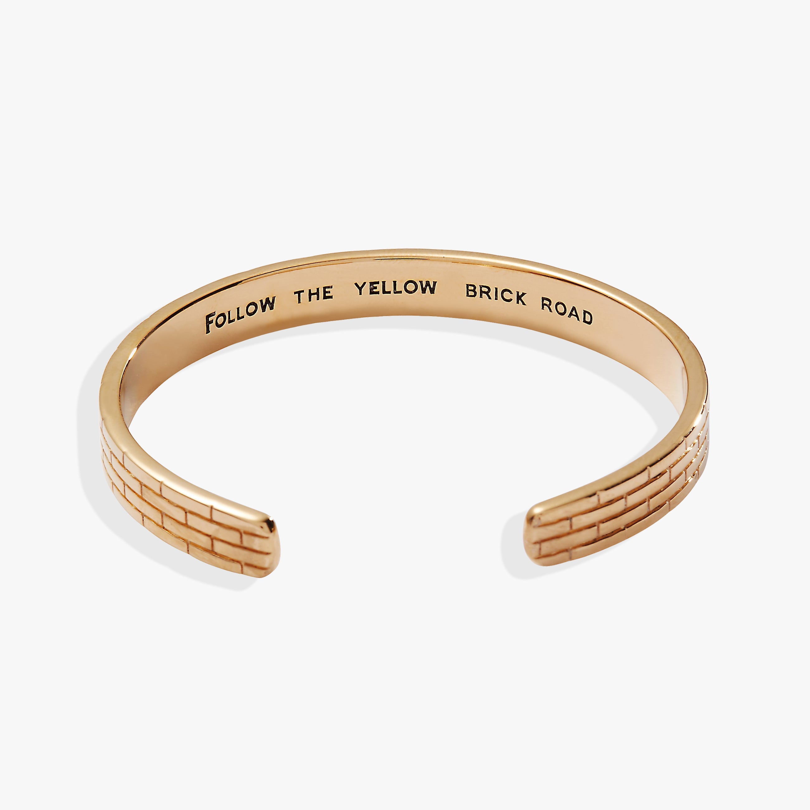 The Wizard of Oz™ Yellow Brick Road Cuff Bracelet Gold | Alex and Ani