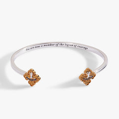 The Wizard of Oz™ Cowardly Lion Cuff Two Tone | Alex and Ani