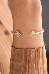The Wizard of Oz™ Cowardly Lion Cuff Two Tone | Alex and Ani
