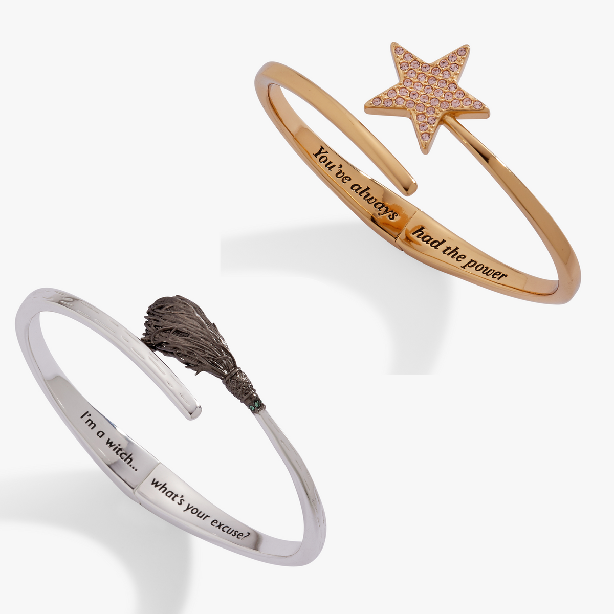 The Wizard of Oz™ 'Good Witch & Bad Witch Power Cuffs' Bundle  | Alex and Ani