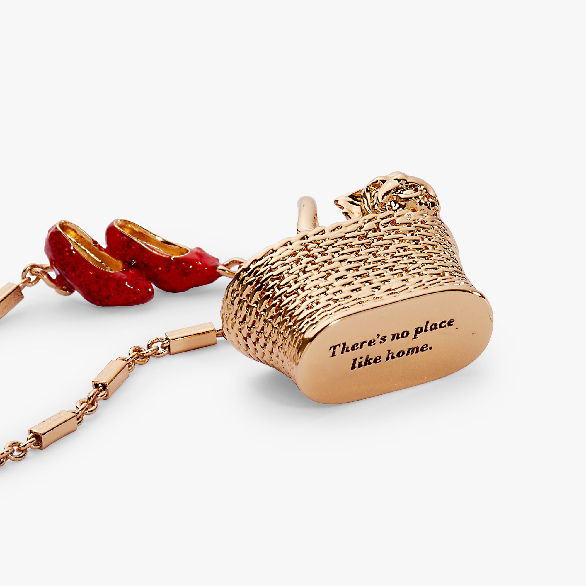 The Wizard of Oz™ Dorothy Toto Basket Pendant Gold | Alex and Ani