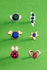 THE POWERPUFF GIRLS™ Mismatch Stud, Set of 3 Tri-Tone | Alex and Ani