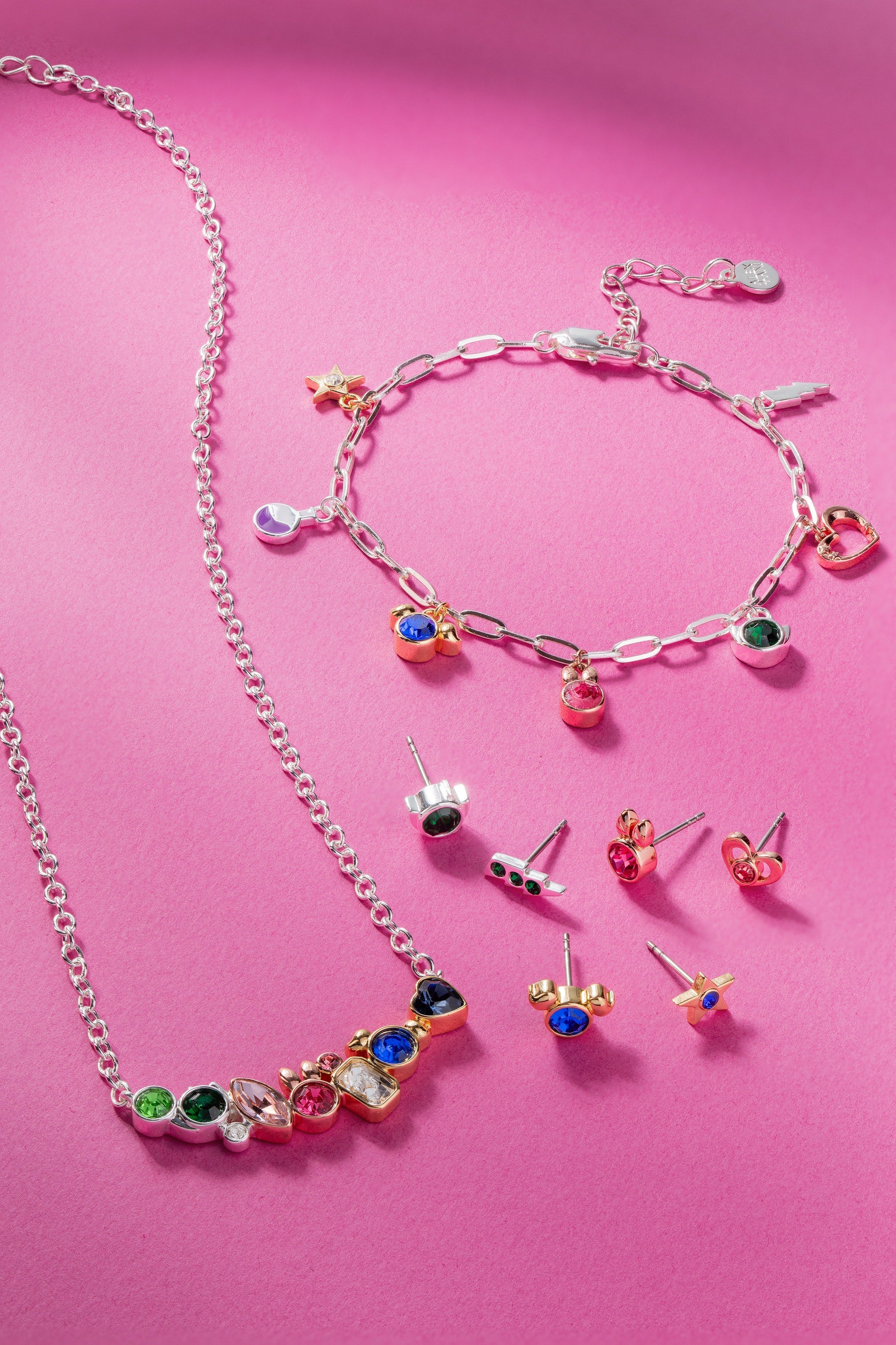 THE POWERPUFF GIRLS™ Mismatch Stud, Set of 3 Tri-Tone | Alex and Ani