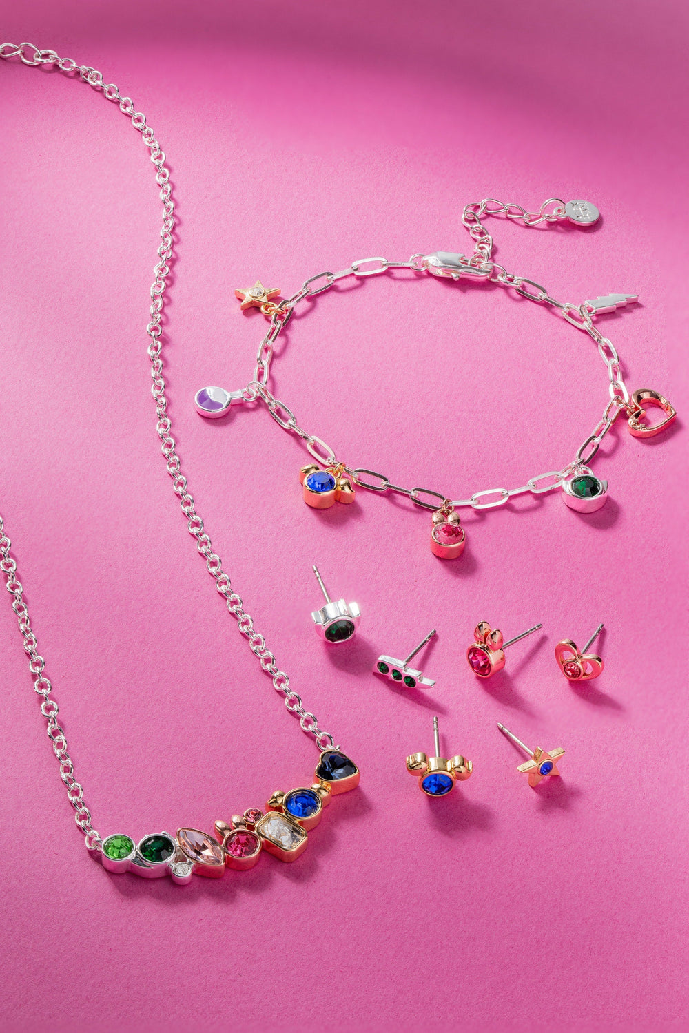 THE POWERPUFF GIRLS™ Mismatch Stud, Set of 3 Tri-Tone | Alex and Ani
