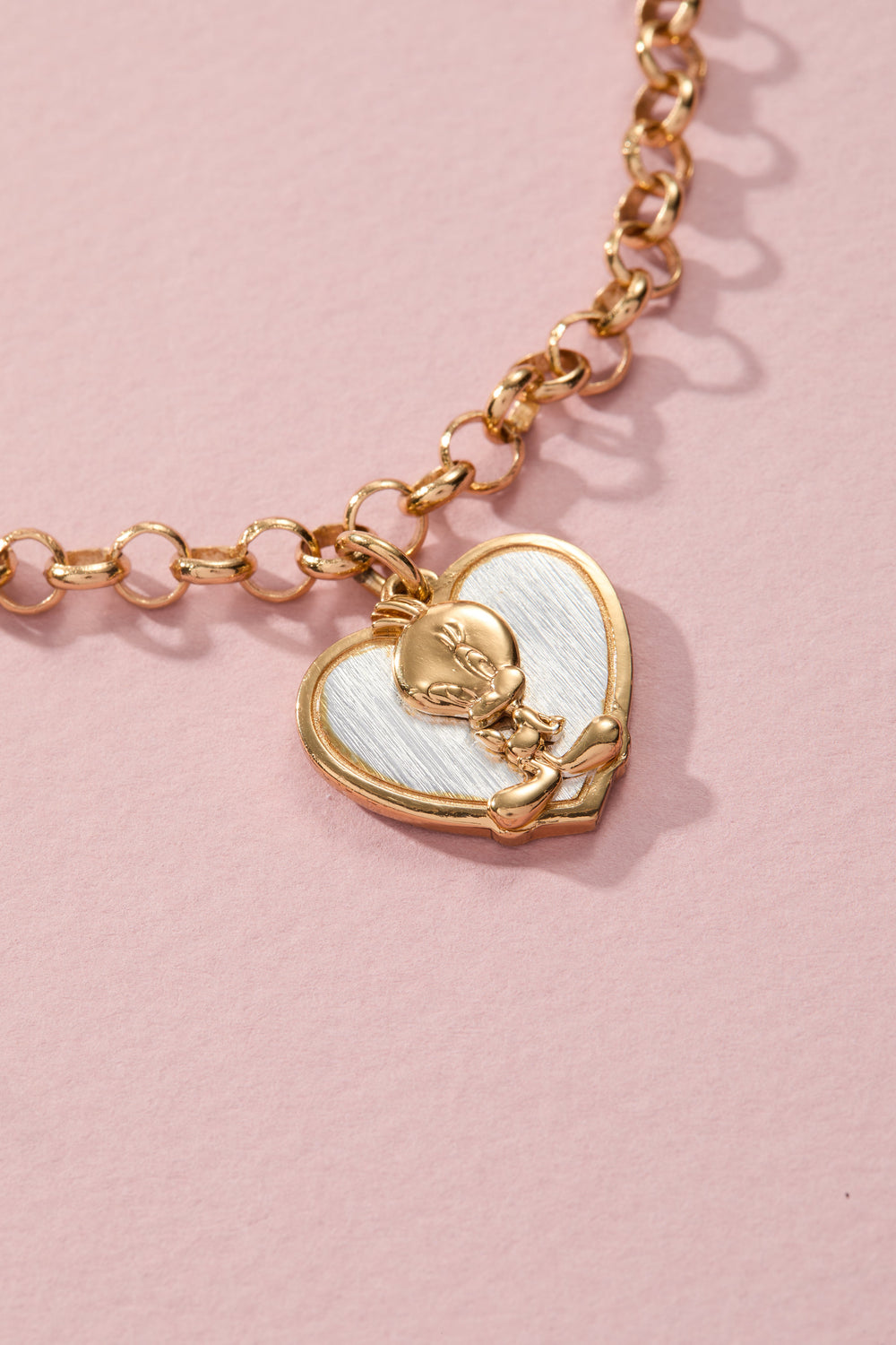 Looney Tunes - Tweety Heart Bracelet Two Tone | Alex and Ani