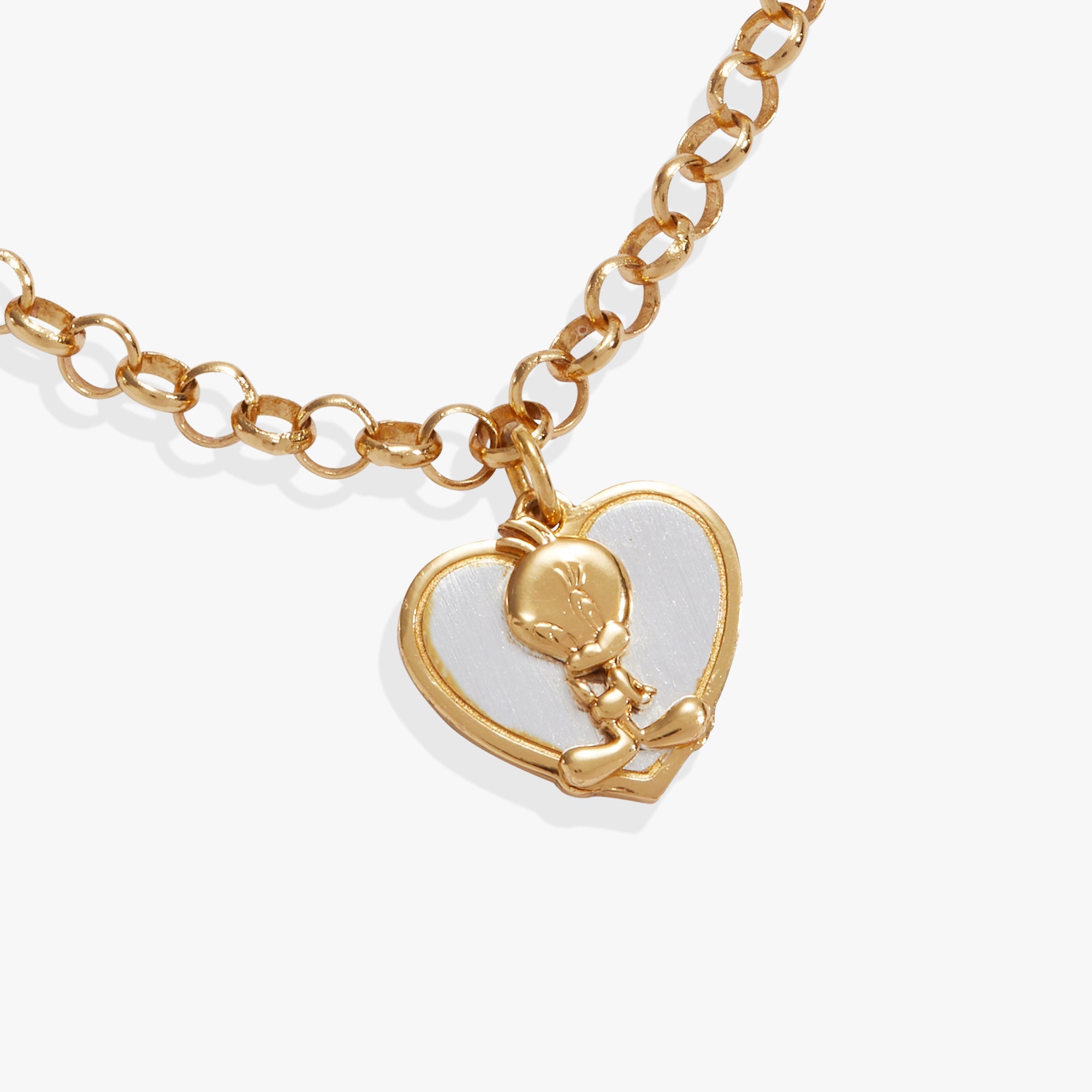 Looney Tunes - Tweety Heart Bracelet Two Tone | Alex and Ani