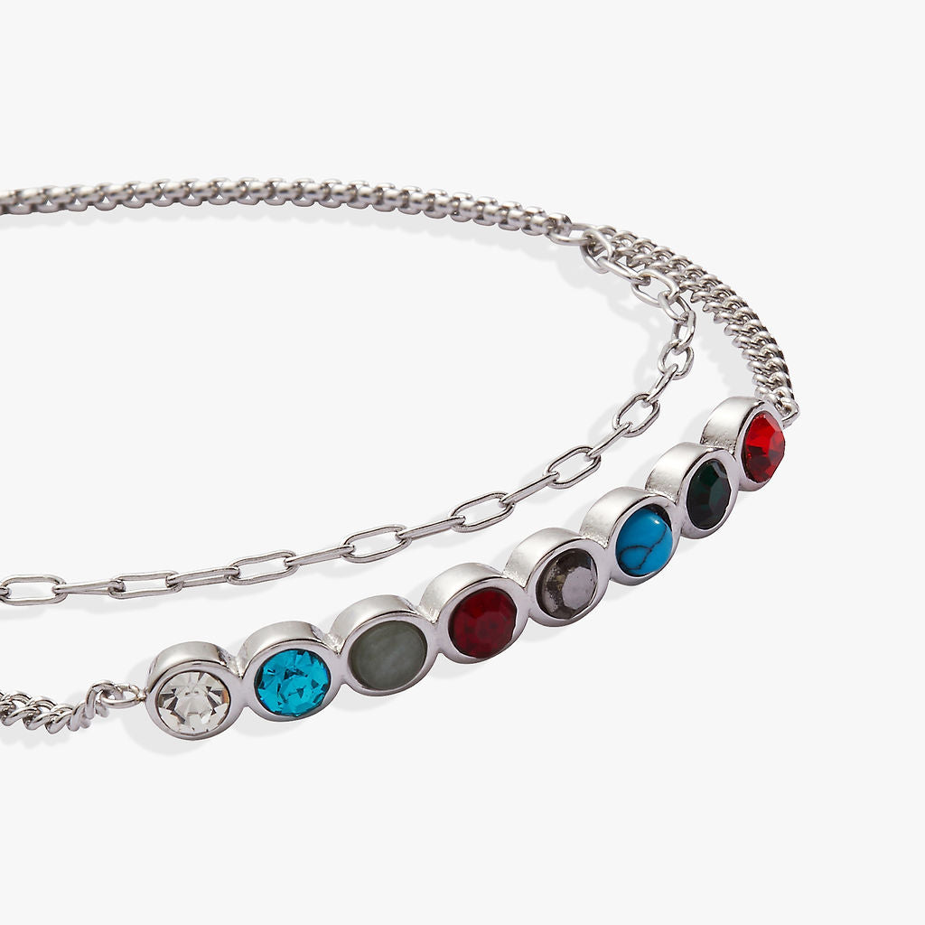 Daughter Acrostic Bolo Stainless Steel Gold | Alex and Ani