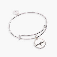 Daughter Charm Bangle Gold | Alex and Ani