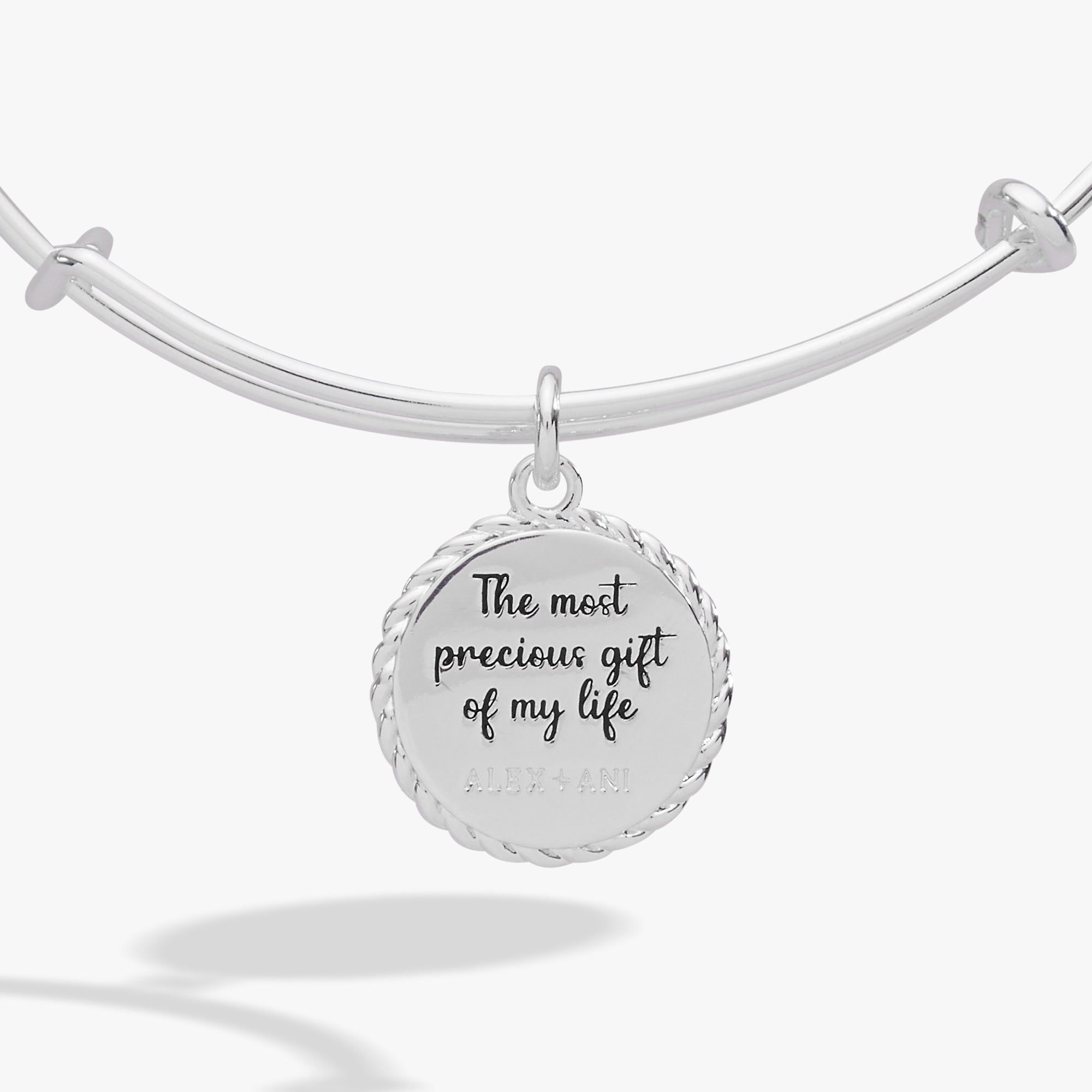 Daughter Charm Bangle Gold | Alex and Ani