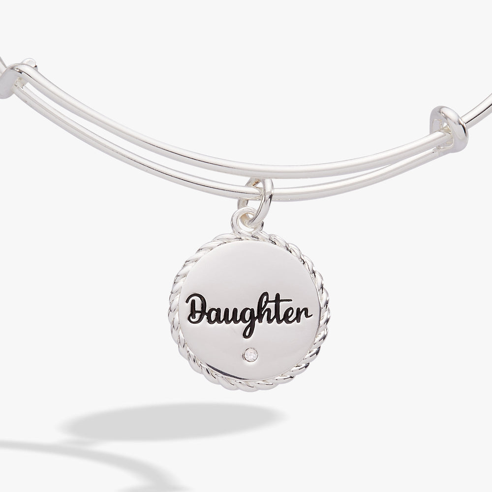Daughter Charm Bangle Gold | Alex and Ani