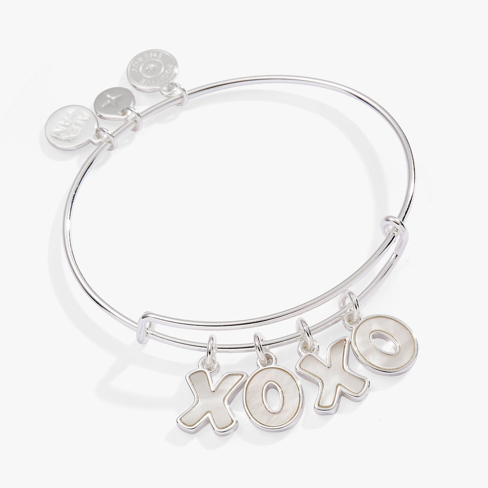 XOXO Charm Bangle Silver | Alex and Ani