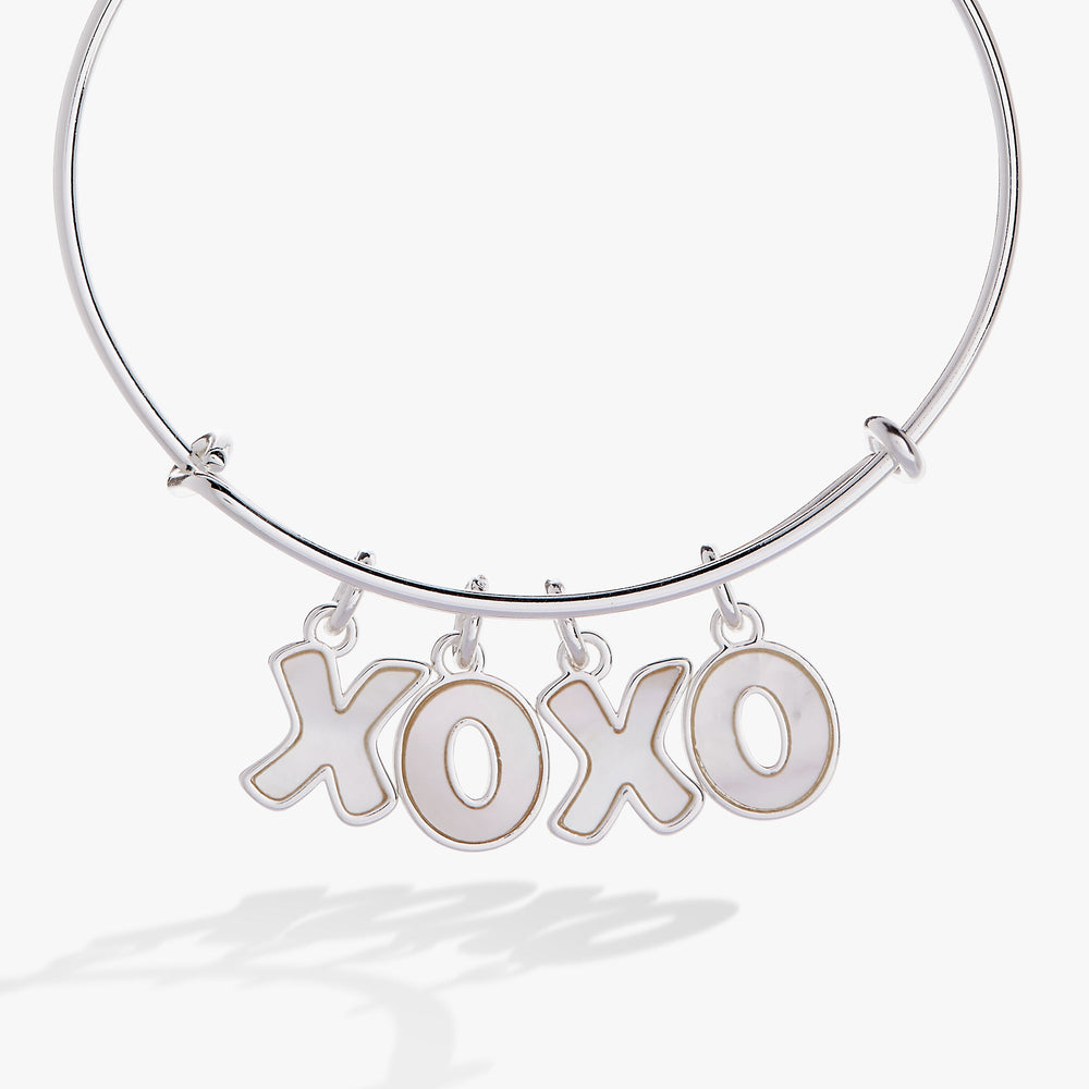 XOXO Charm Bangle Silver | Alex and Ani