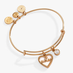 Sister Mother of Pearl Bangle Silver | Alex and Ani