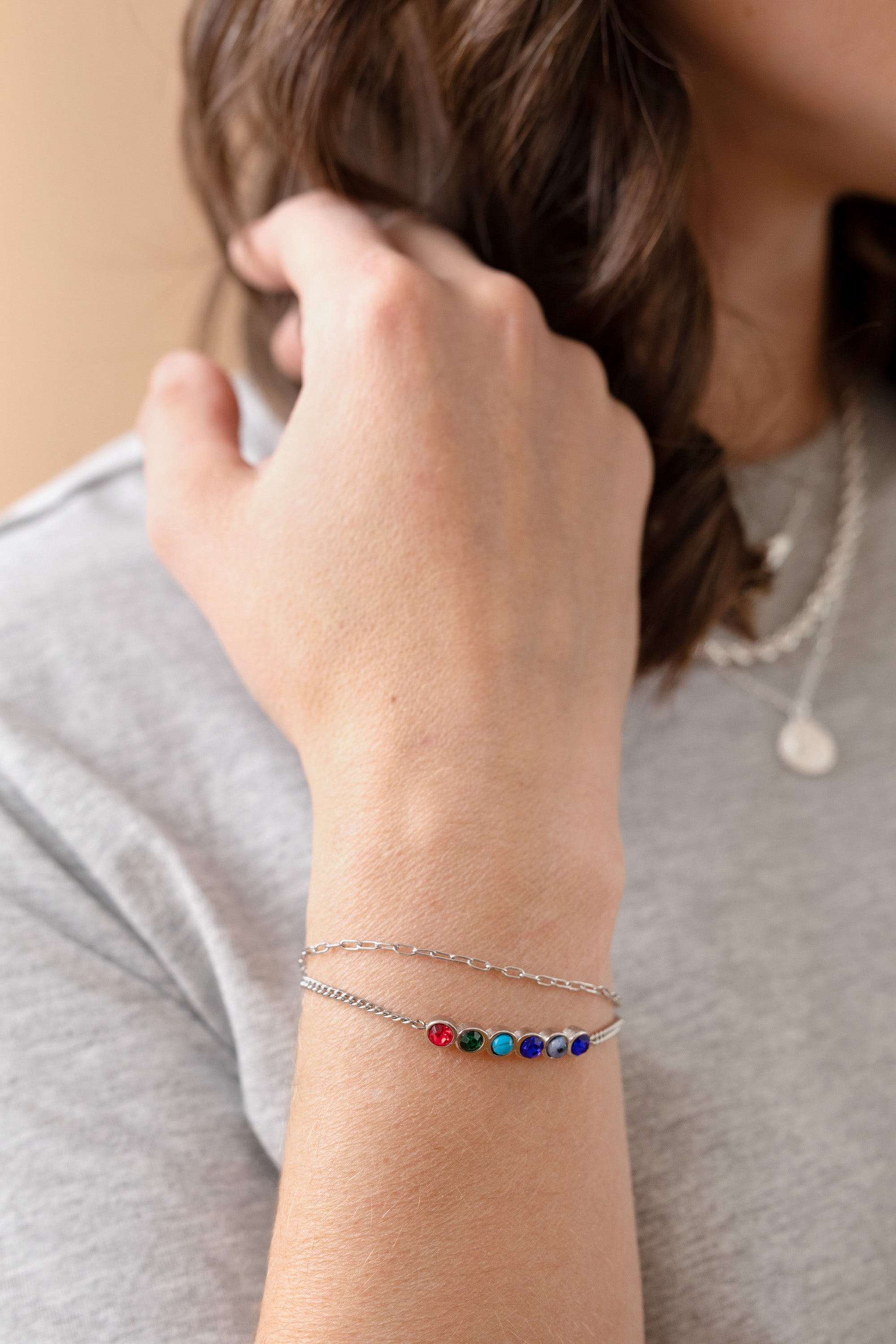 Sister Acrostic Bolo Stainless Steel Silver | Alex and Ani