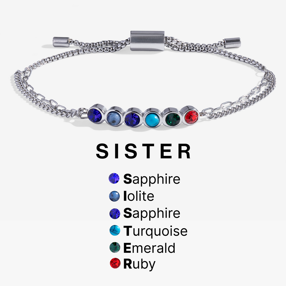 Sister Acrostic Bolo Stainless Steel Silver | Alex and Ani