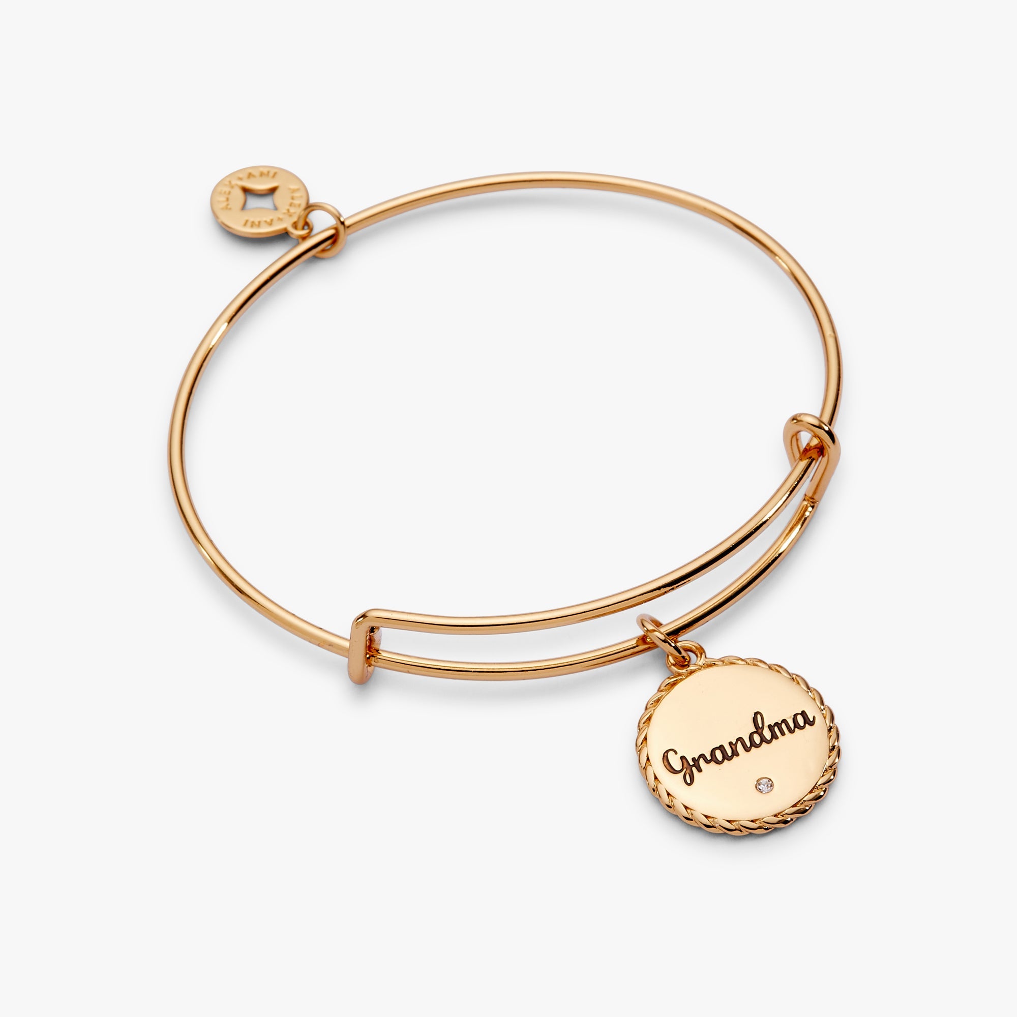 Grandma Charm Bangle Gold | Alex and Ani