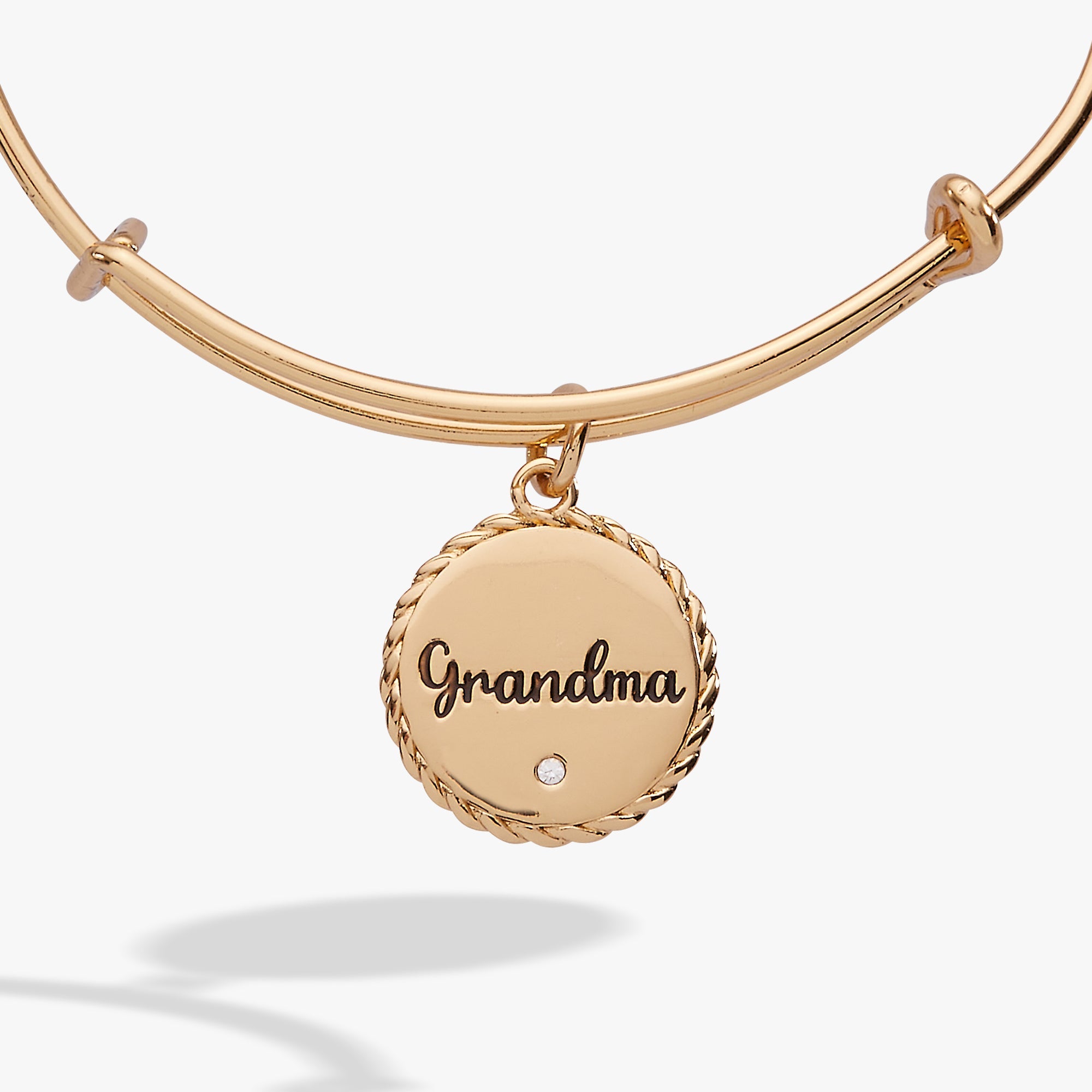 Grandma Charm Bangle Gold | Alex and Ani