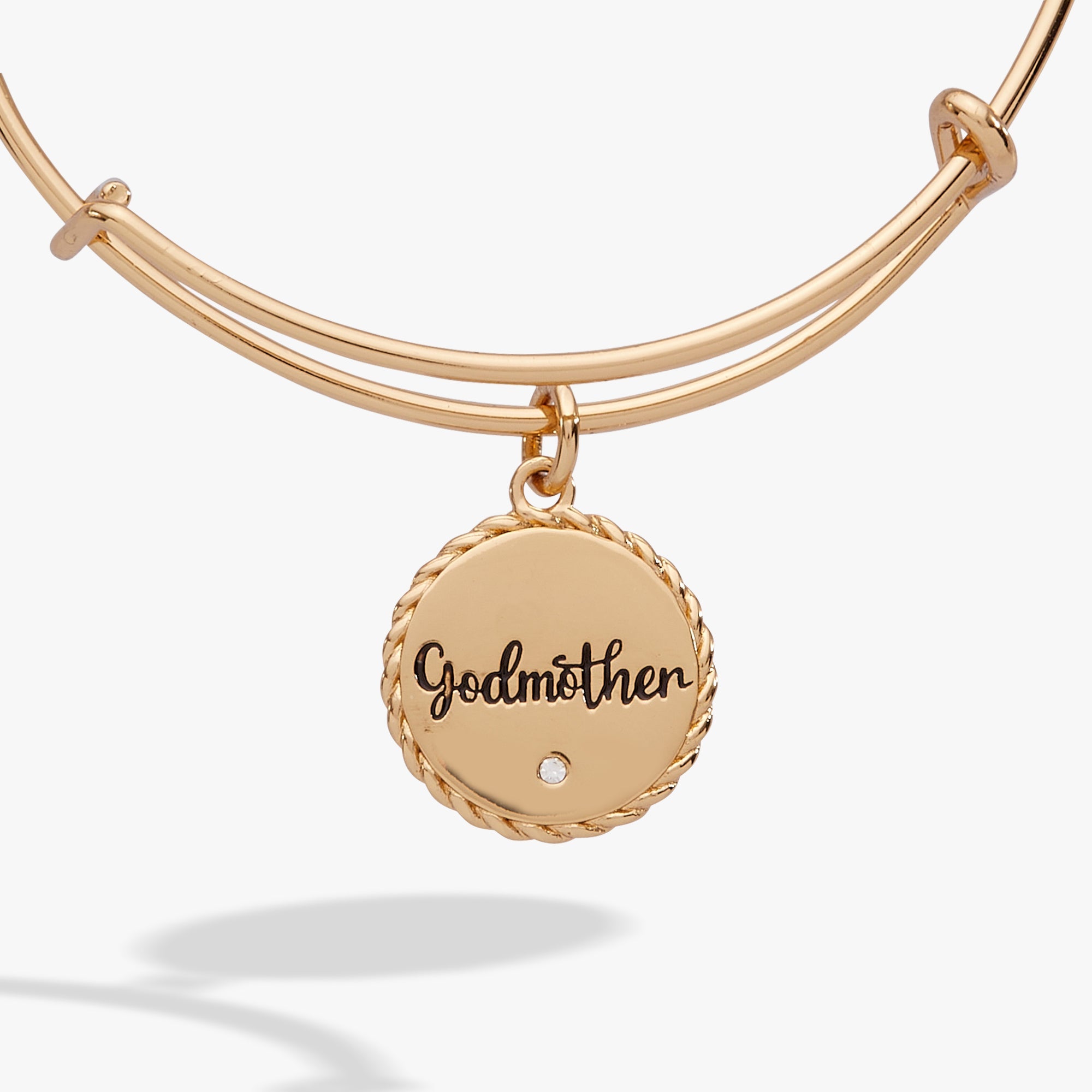 Godmother Charm Bangle Gold | Alex and Ani