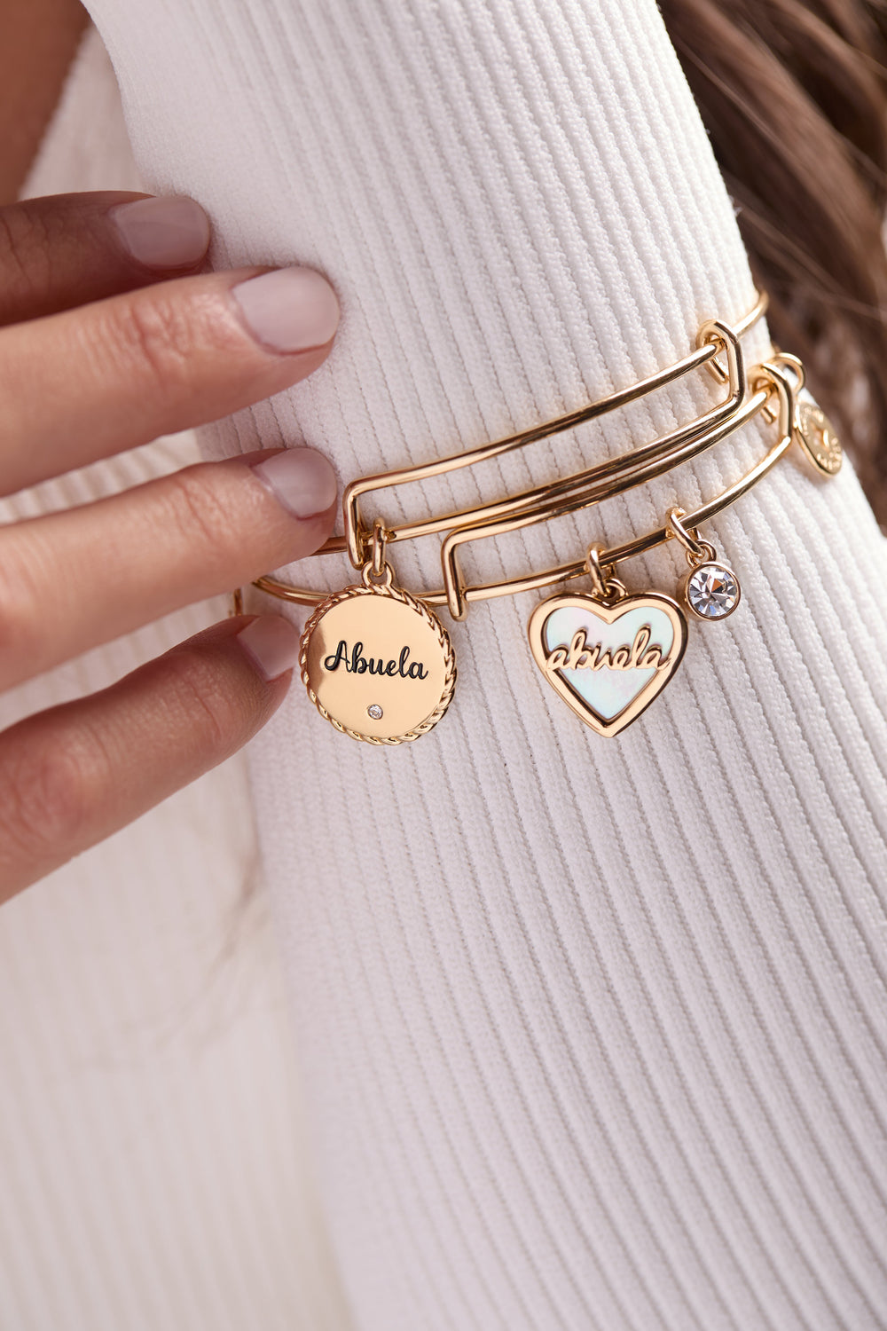 BILY Mexico - Abuela MOP Heart EWB Duo Gold | Alex and Ani