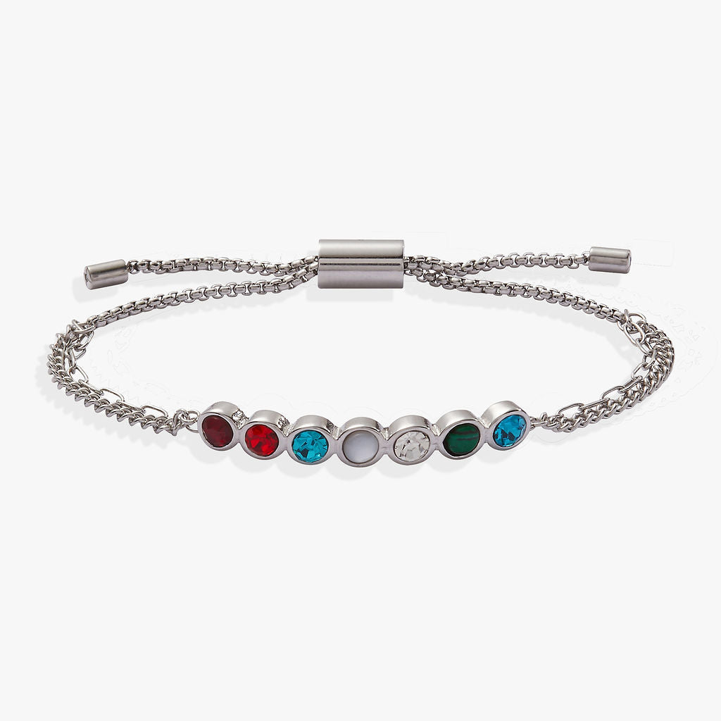 Grandma Acrostic Bolo Stainless Steel Silver | Alex and Ani