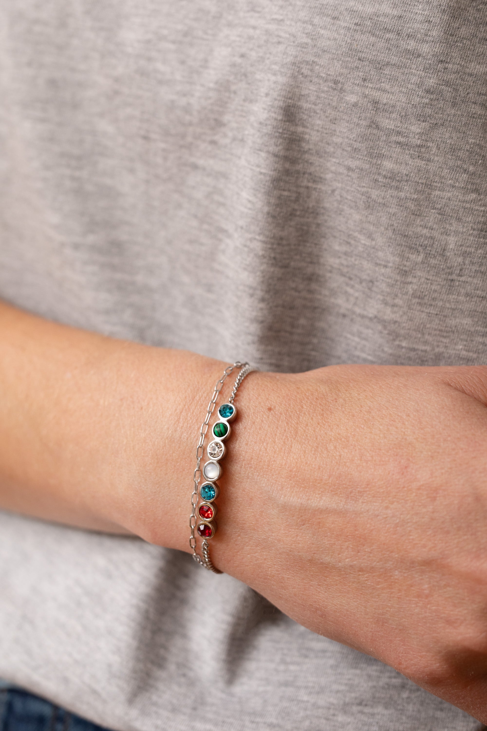 Grandma Acrostic Bolo Stainless Steel Silver | Alex and Ani