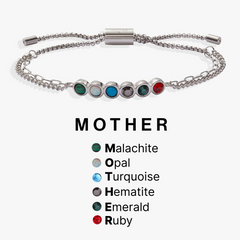 Mother Acrostic Bolo Stainless Steel Gold | Alex and Ani