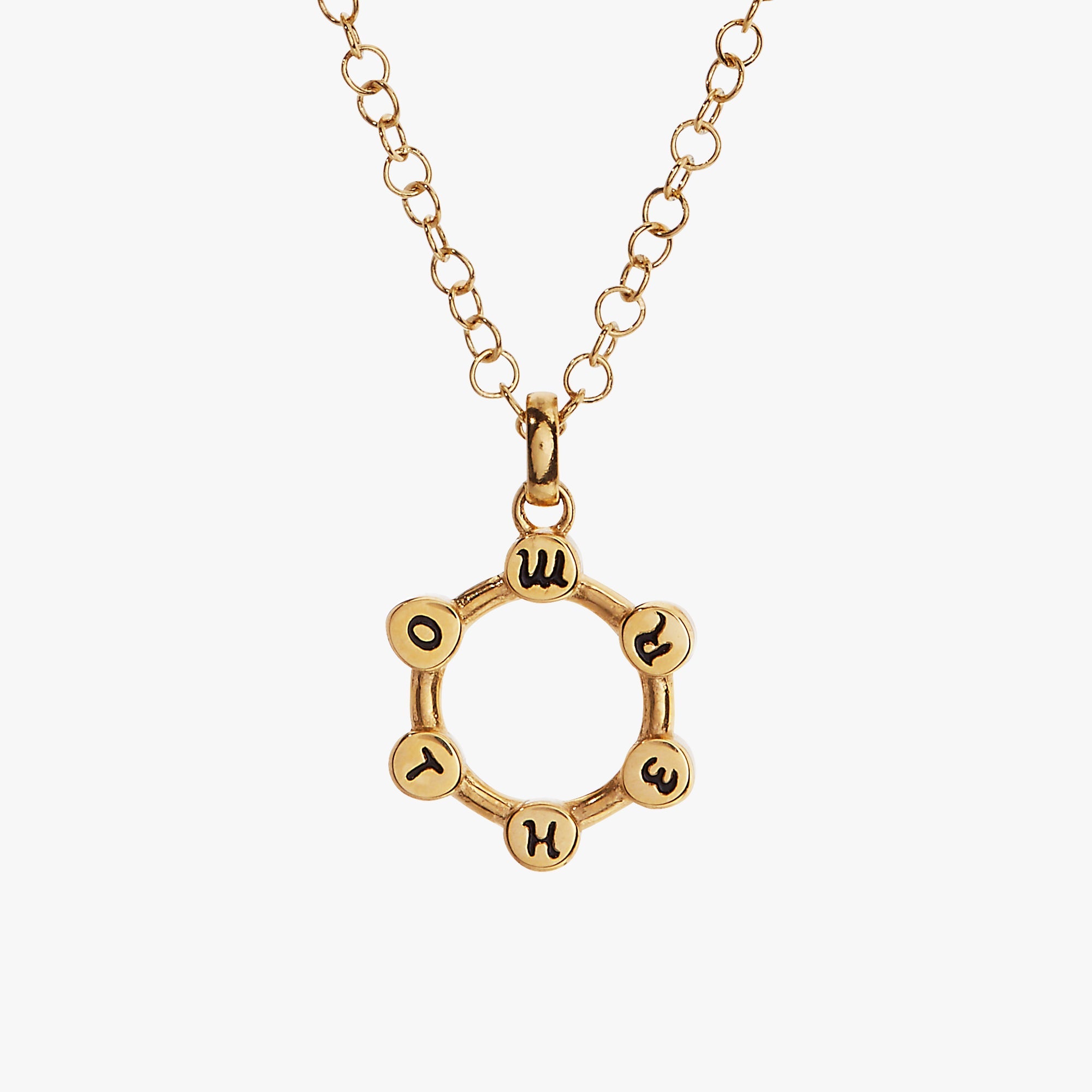Mother Crystal Necklace Stainless Steel Gold | Alex and Ani