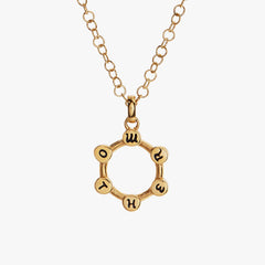 Mother Crystal Necklace Stainless Steel Gold | Alex and Ani