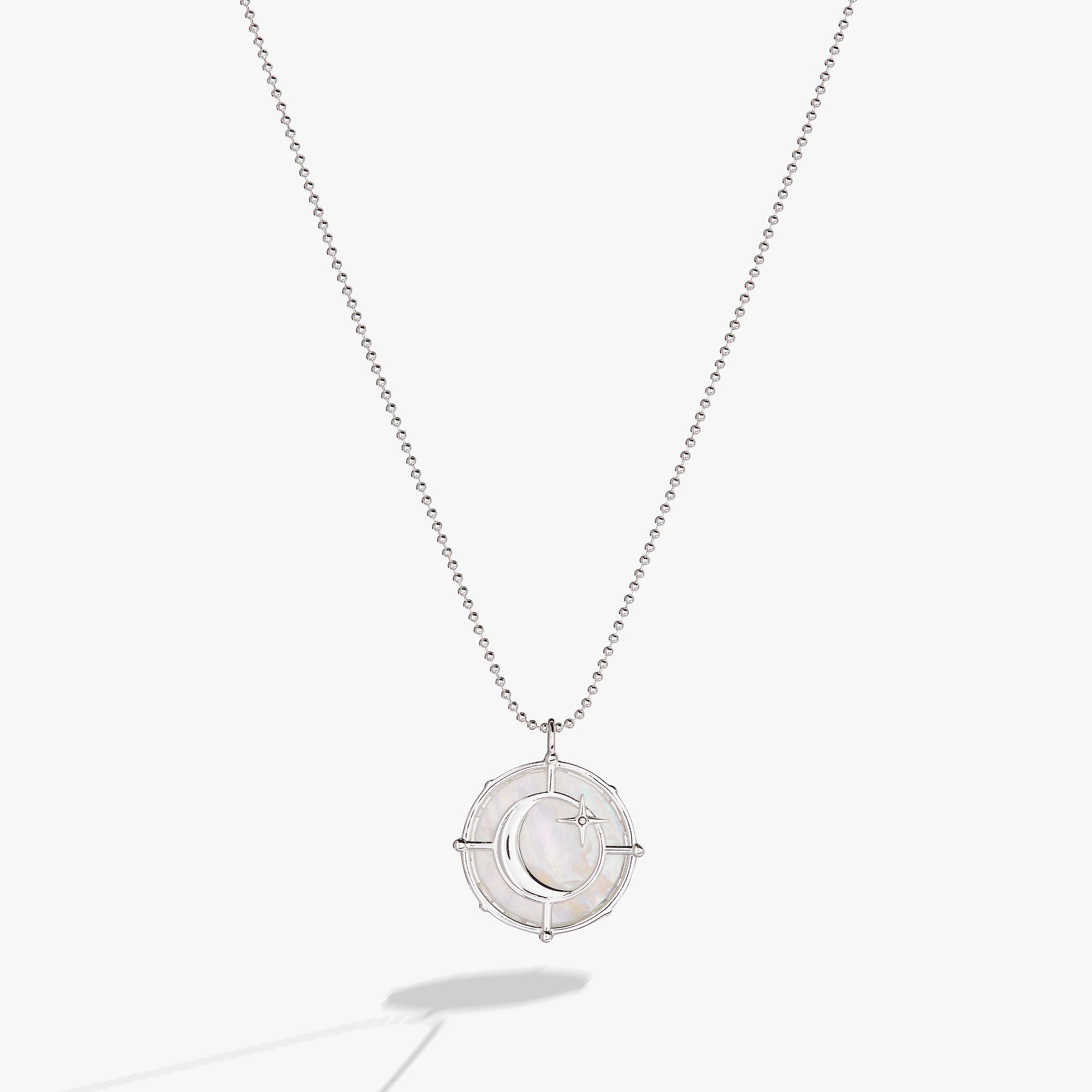 Sagittarius Zodiac Double-Sided Charm Necklace Silver | Alex and Ani