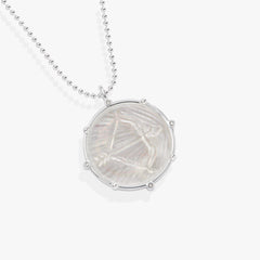 Sagittarius Zodiac Double-Sided Charm Necklace Silver | Alex and Ani