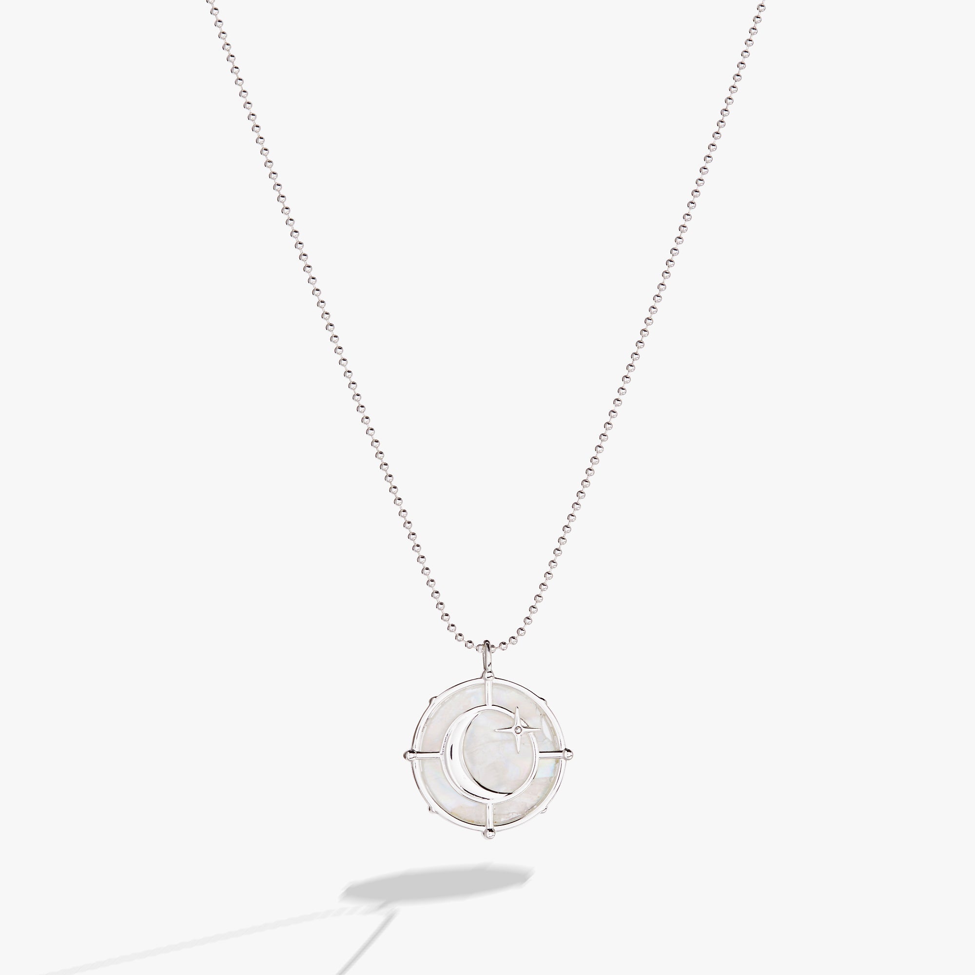 Capricorn Zodiac Double-Sided Charm Necklace Silver | Alex and Ani