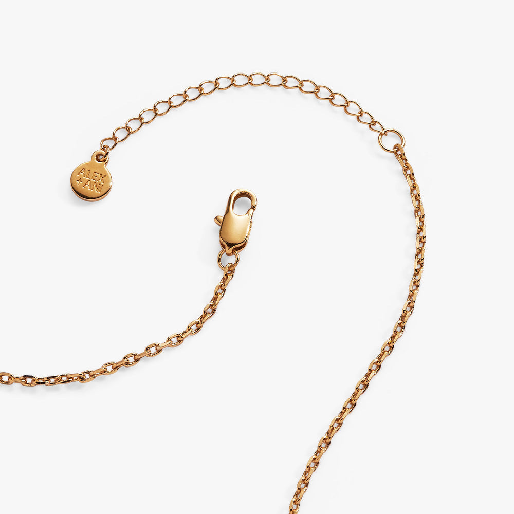 Crystal Chandelier Necklace Gold | Alex and Ani