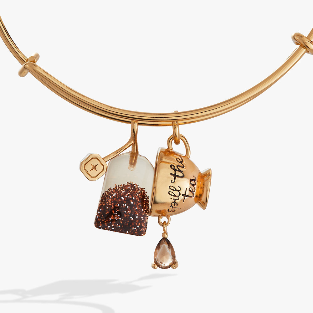 Spill the Tea Duo Charm EWB Gold | Alex and Ani
