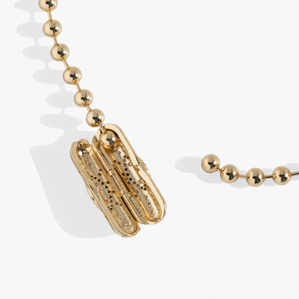 Evil Eye Barrel Closure Bracelet Gold | Alex and Ani