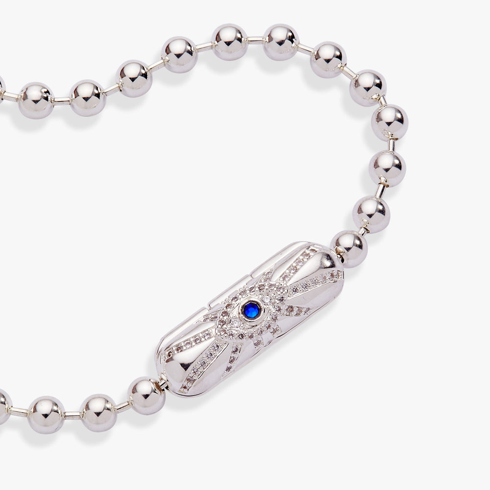 Evil Eye Barrel Closure Bracelet Gold | Alex and Ani