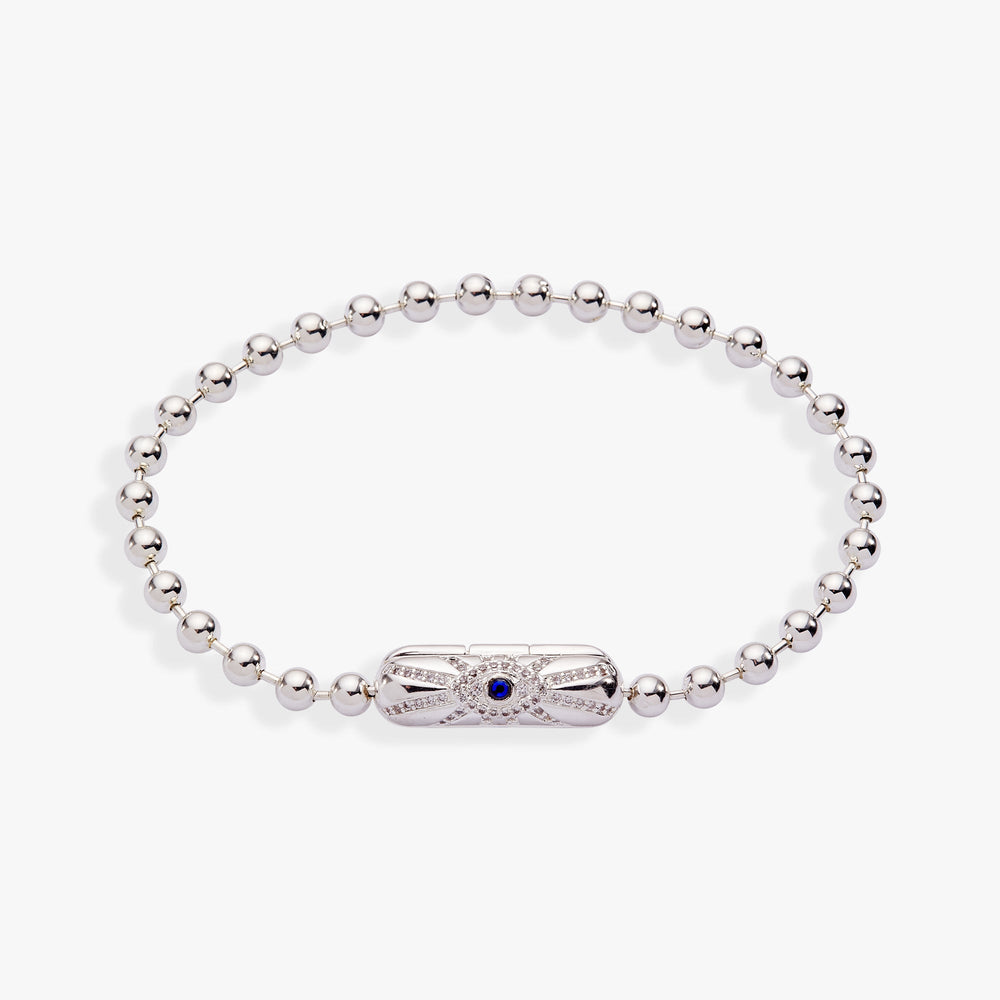 Evil Eye Barrel Closure Bracelet Gold | Alex and Ani