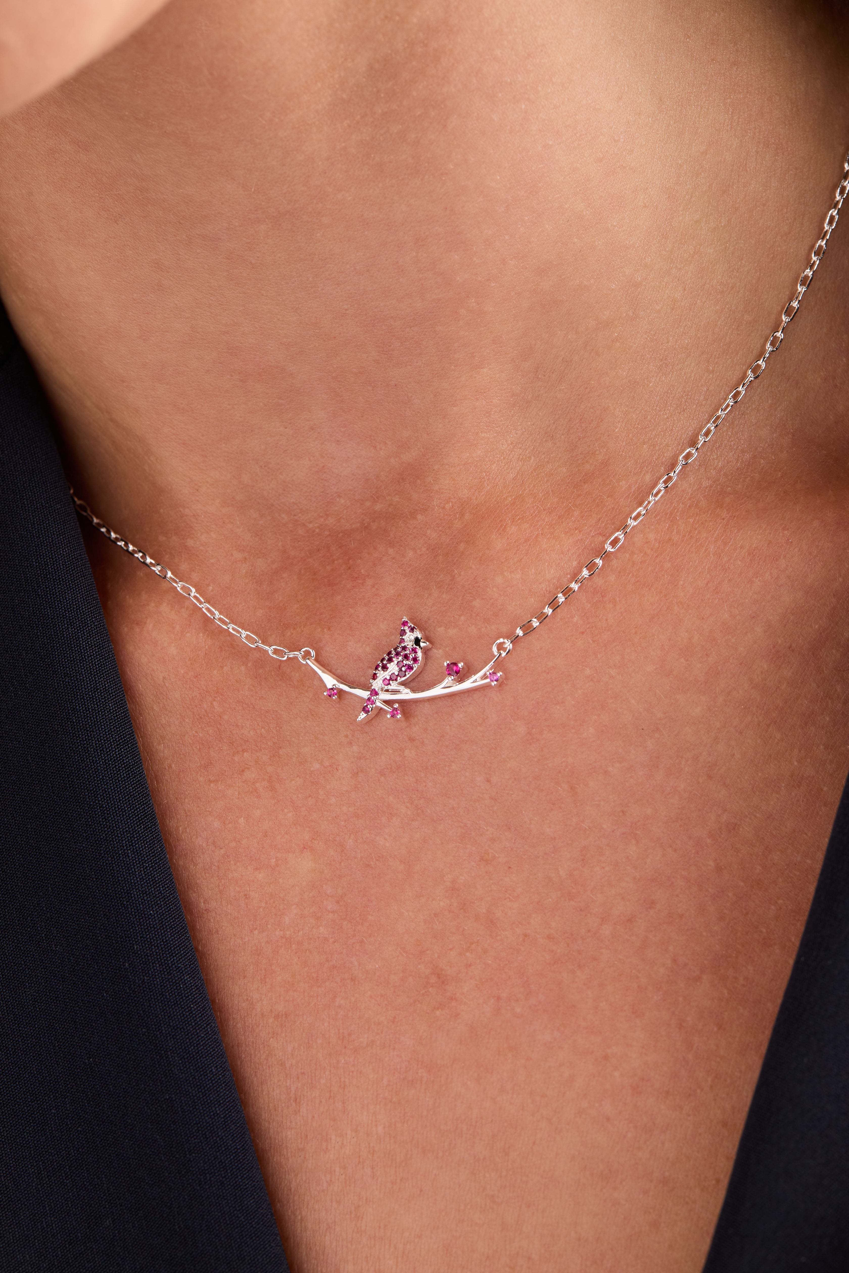 Cardinal Necklace Silver | Alex and Ani