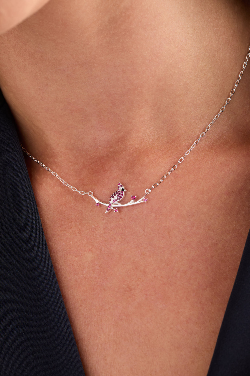 Cardinal Necklace Silver | Alex and Ani