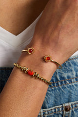 Farmers' Market 'Mom' Stretch Bracelet Gold | Alex and Ani
