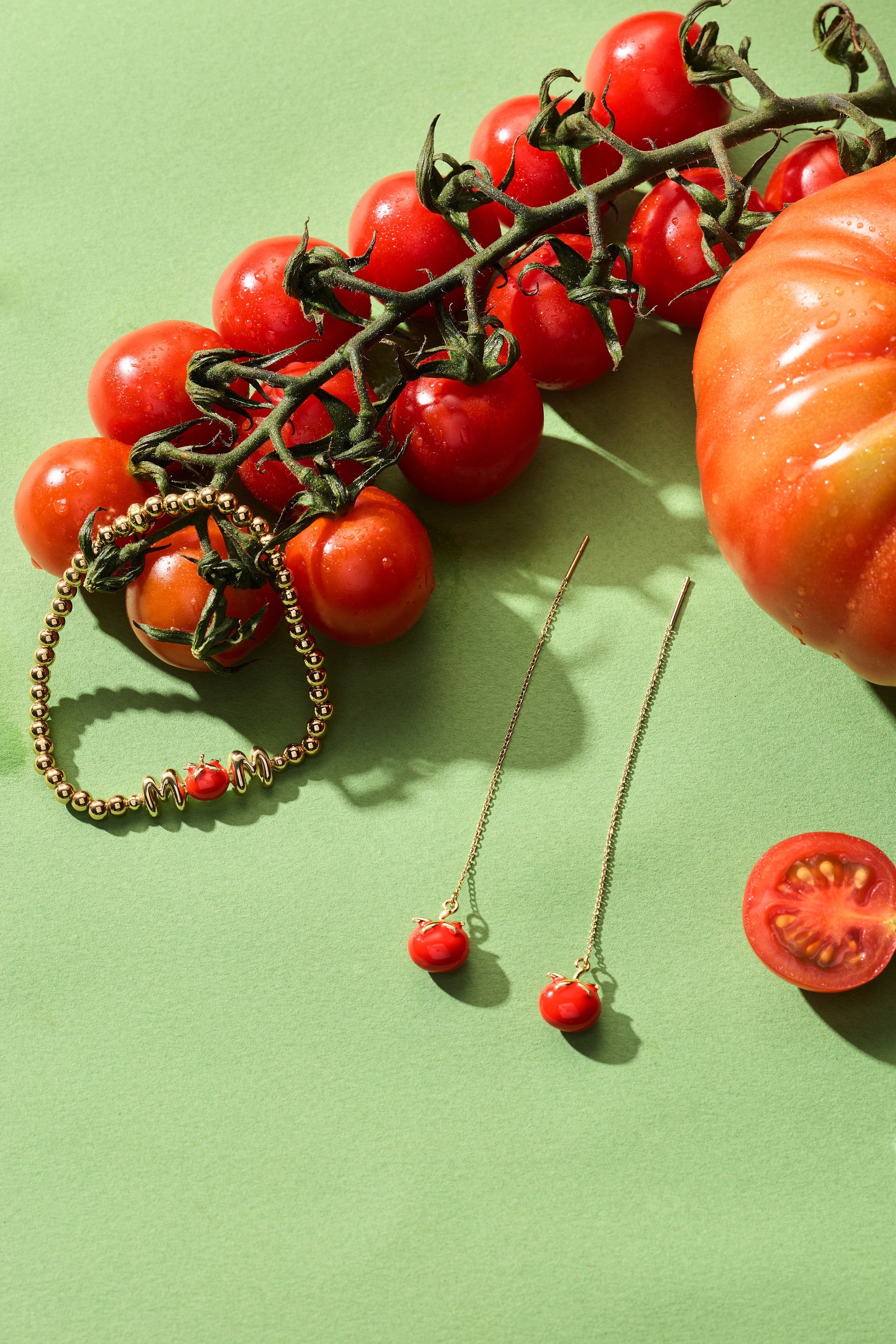 Farmers' Market 'Mom' Stretch Bracelet Gold | Alex and Ani