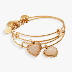 Mother & Daughter Heart Set of 2 Gold | Alex and Ani
