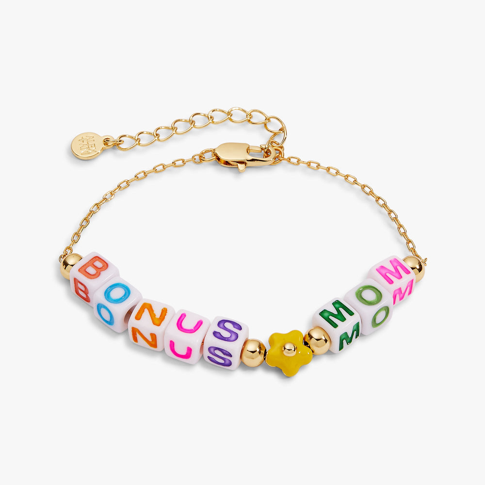 Bonus Mom' Alphabet Bead Linear Bracelet
    
    
    
       Gold | Alex and Ani