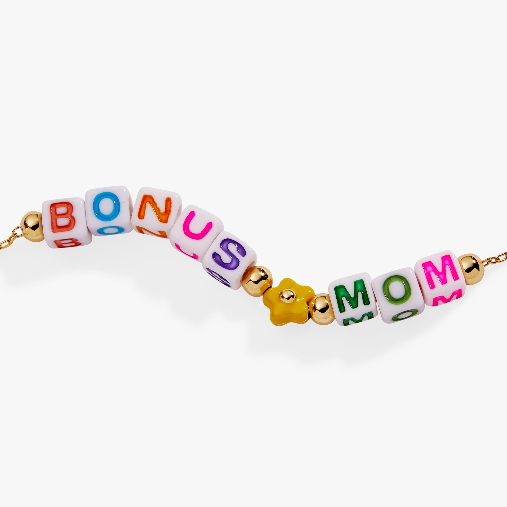 Bonus Mom' Alphabet Bead Linear Bracelet
    
    
    
       Gold | Alex and Ani