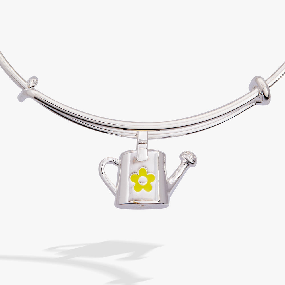 Watering Can Charm Bangle Silver | Alex and Ani