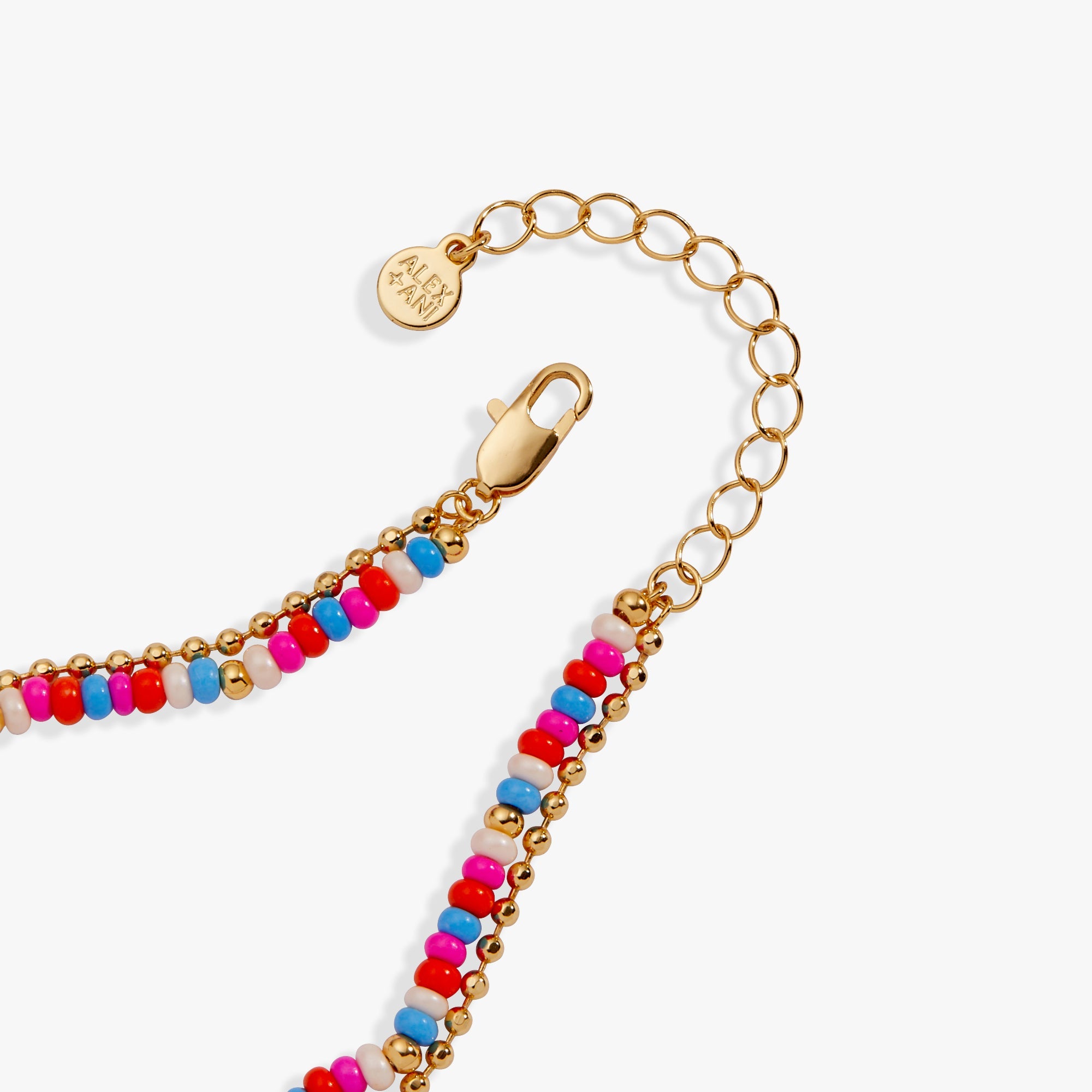 70s Roller Skate Double Strand Bracelet Gold | Alex and Ani