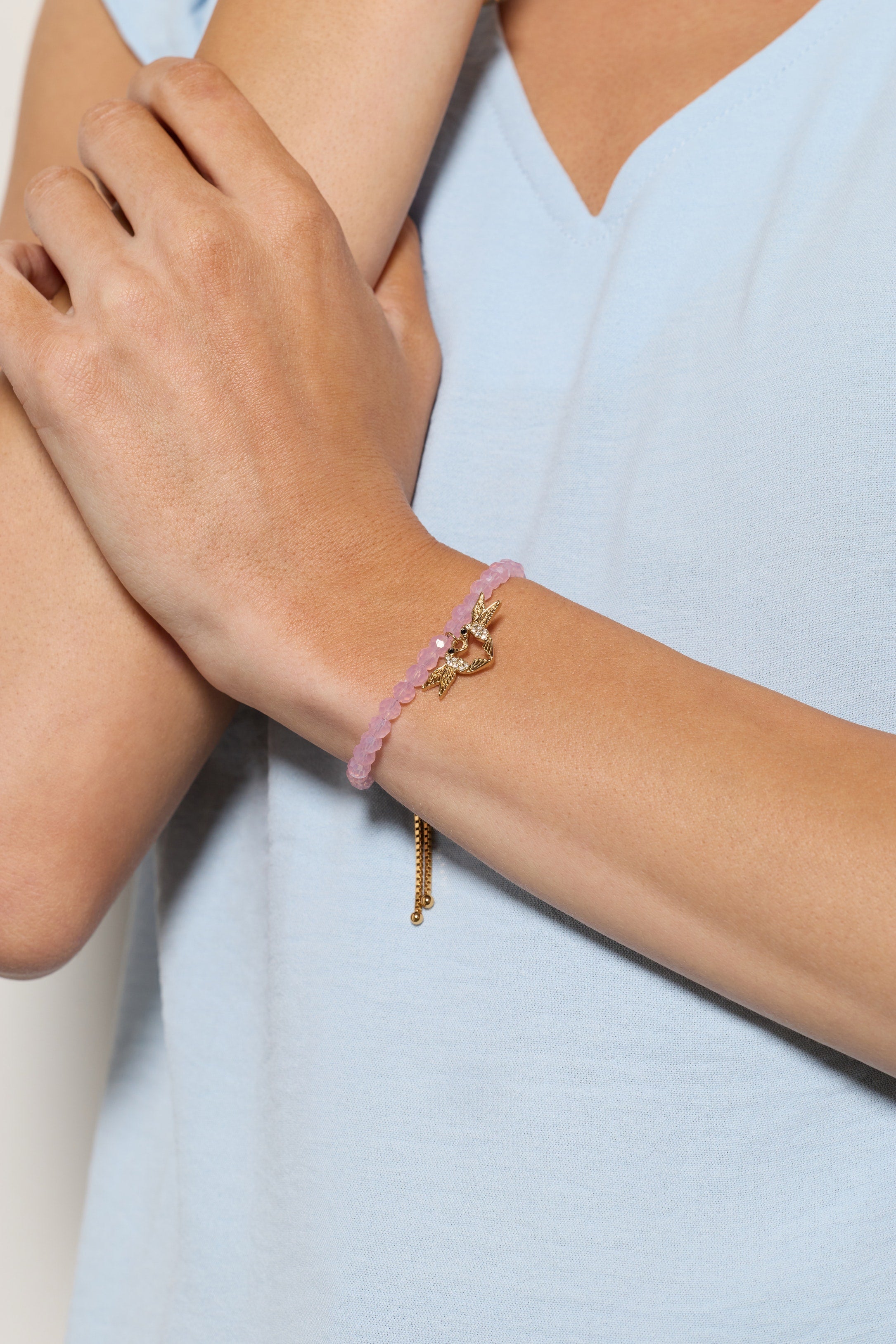 Birds of a Feather Bolo Bracelet Gold | Alex and Ani