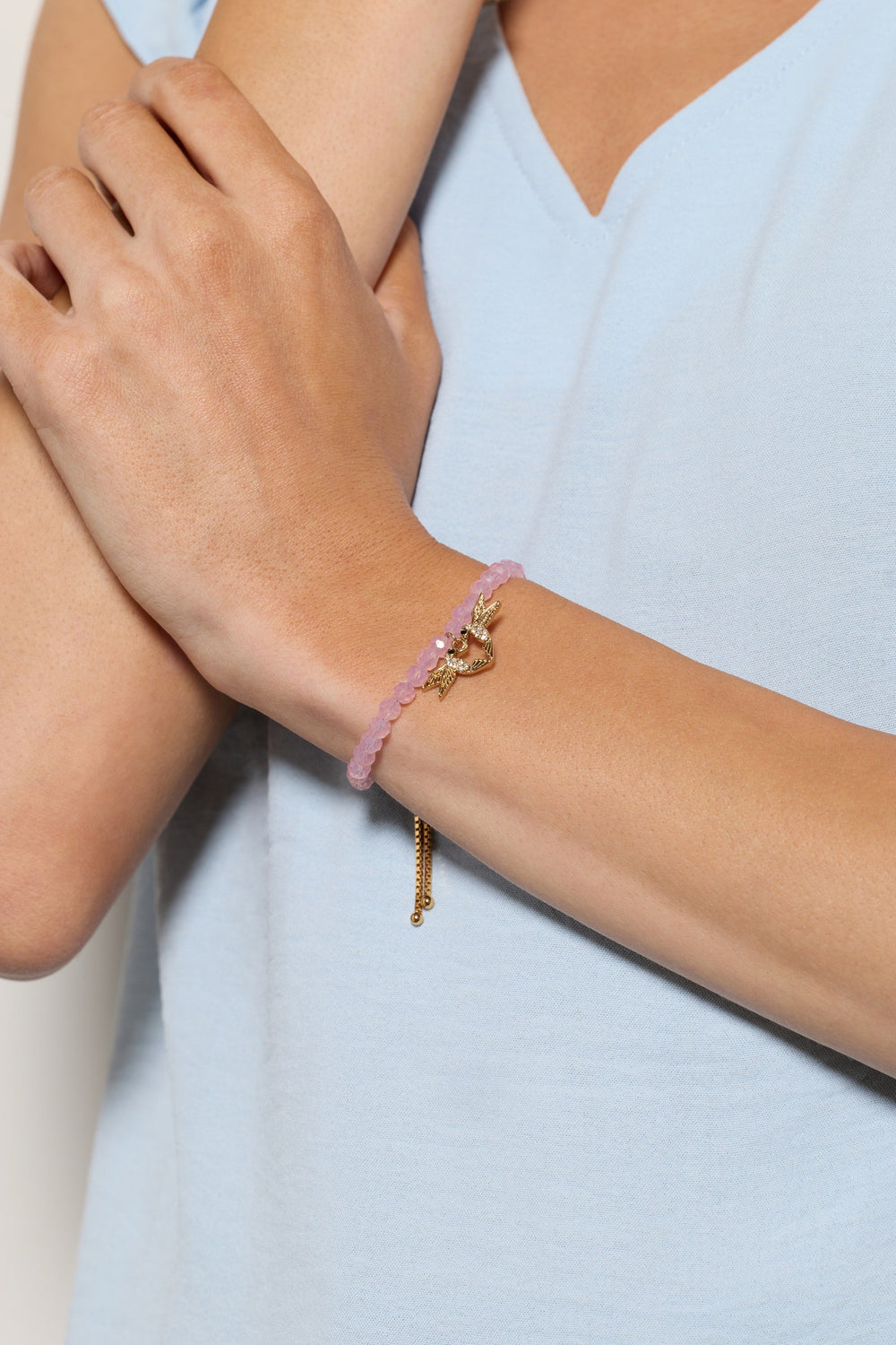 Birds of a Feather Bolo Bracelet Gold | Alex and Ani