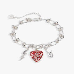 80's Rock Star Charm Chain Bracelet Silver | Alex and Ani